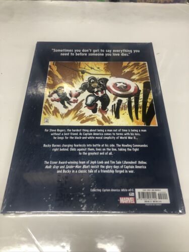 Captain America White Gallery Edition (2024) HC Jeph Loeb • Tim Sale