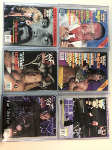 World Wrestling Federation Magazine (1989,1990,1997,1999,2000) Lot Of 8 (VF/NM)