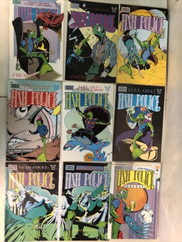 The Fish Police (1985) # 0-1-11 & # 5-26 & Special # 1 (F/VF) Comico