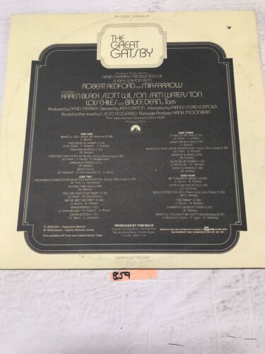 The Great Gatsby Original Motion Picture Soundtrack Double Vinyl LP Albums