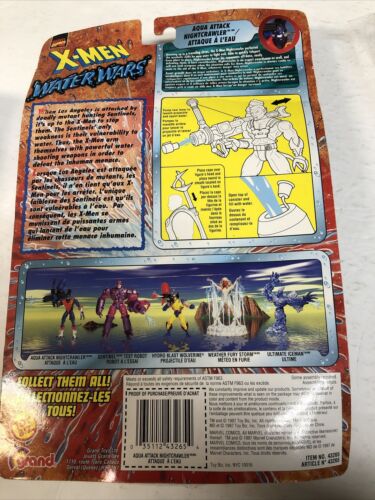 TOYBIZ X-MEN WATER WARS Aqua Attack Nightcrawler