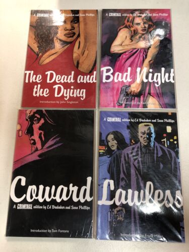 Criminal Trade Paperbacks TPB Vol. 1 2 3 4 NM Set Ed Brubaker Sean Phillips