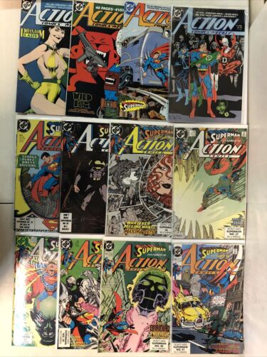 Action Comics Weekly (1987) # 584-650 Missing # 616 & 631 (F/VF) DC Comics