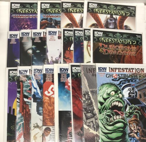 Infestation (2010) Lot Set Of 20 Issue • IDW Publishing • Transformers • GI Joe