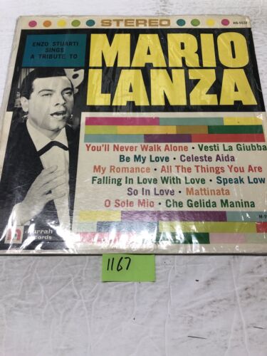 Enzo Stuarti Sings A Tribute to Mario Lanza Vinyl LP Album