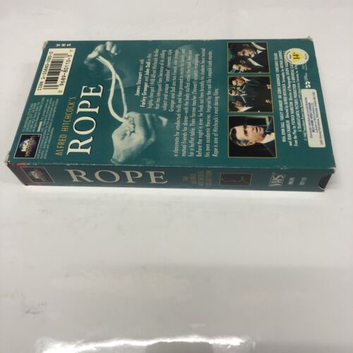 Rope (1995) VHS • Alfref Hitchcock’s Collection • James Stewart ¥ MCA Universal