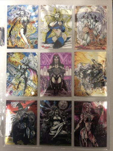 Lady Death Chromium Cards (1994) 1-90Complete Set + Romen Of Chaos 91-99