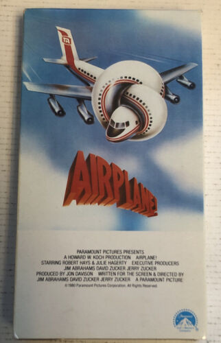 Airplane (1980) Vhs | Paramount Pictures | David zucker / Jerry zucker