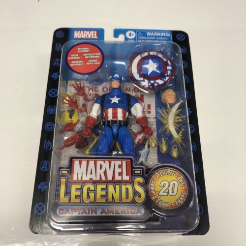 Hasbro Captain America 6 inch Action Figure • Marvel Legends•Made In Switzerland