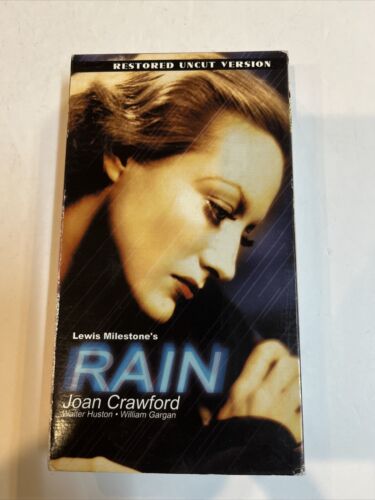 Rain (VHS, 2000, Restored Version) Joan Crawford Walter Huston william Gargsn