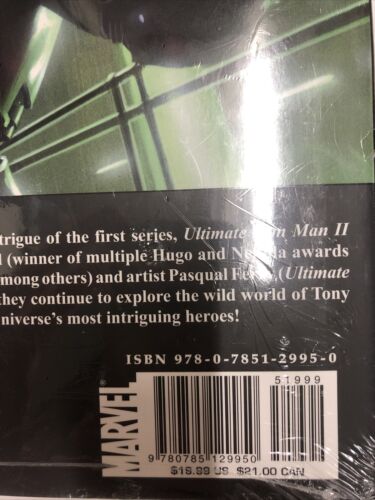 Ultimate Iron Man II By Orson Scott Card (2008) HC Marvel Comics