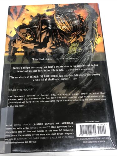 Batman The Dark Knight Vol.2 Cycle Of Violence (2013) DC Comics HC David Finch