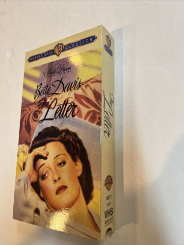 Bette Davis In The Letter (VHS 1991) Warner Bros | Herbert Marshall