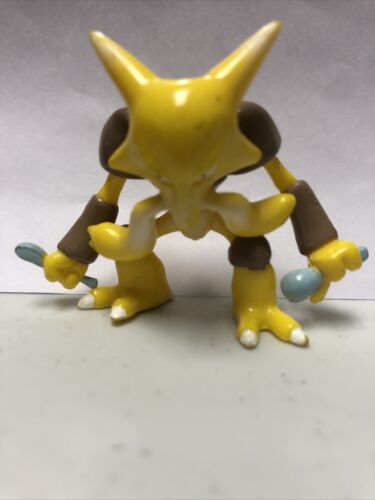 Pokemon TOMY Alakazam 2" PVC Figure Vintage Nintendo 1999