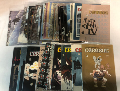 Cerebus Aardvark Vanaheim (1983)# 52-87(F-VF)Consequential Set + Cerebus Jam # 1