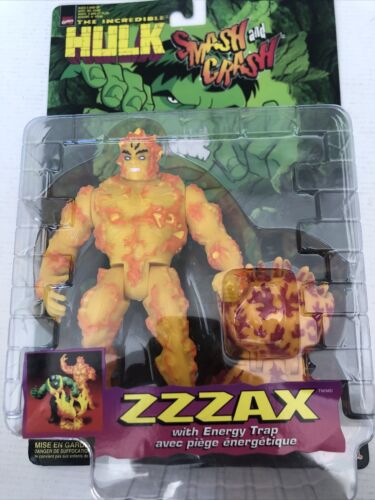 TOY BIZ MARVEL COMICS THE INCREDIBLE HULK 1997 ZZZAX  ACTION FIGURE