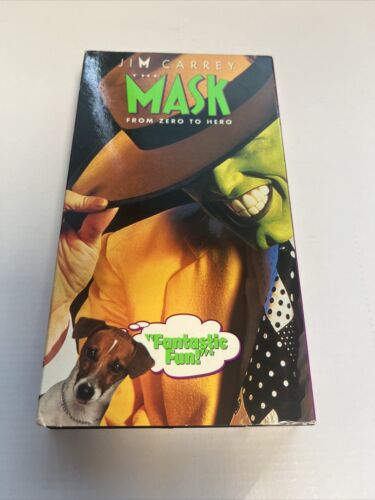 The Mask (VHS 1994) MCA Home Video Jim Carrey Alliance Releasing