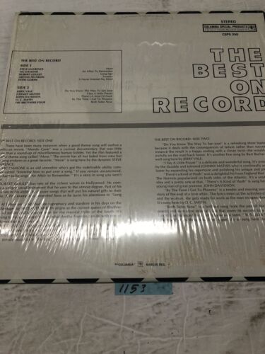 The Best On Record  Various Artists Vinyl  LP Album