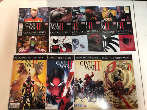 Civil War II storyline 2016 all non-regular tie-ins VF/NM Complete Set 28 books