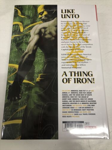 The Immortal Iron Fist And The Immortal Weapons (2023) Marvel Omnibus Brubaker