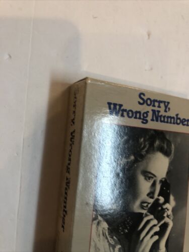 Sorry, Wrong Number (VHS, 1991) Barbara Stanwyck • Burt Lancaster • Ann Richards