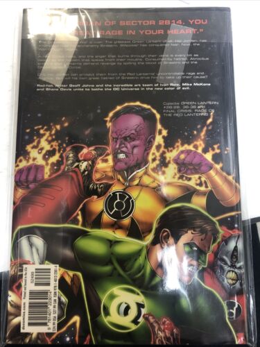 Green Lantern Race Of The Red Lanterns (2010) DC TPB HC Geoff Johns