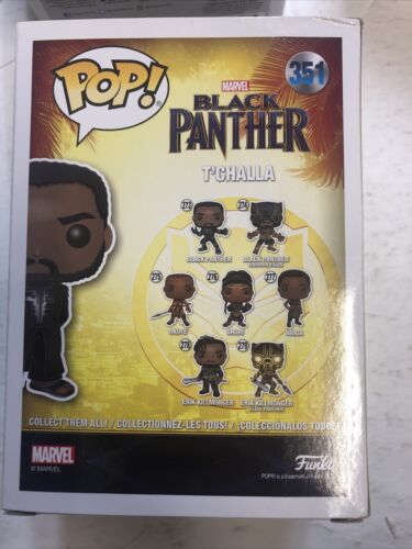 Funko Pop! Black Panther T'Challa With Black Robe Vinyl Figure