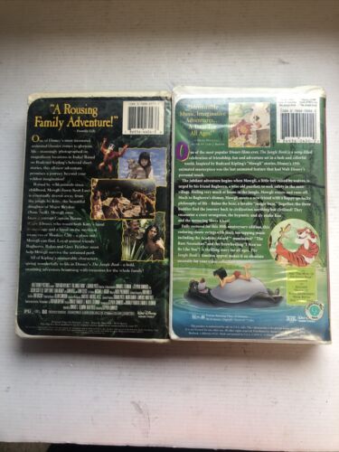 The Jungle Book&The Jungle Book Masterpiece 30th anniversary limited edition VHS