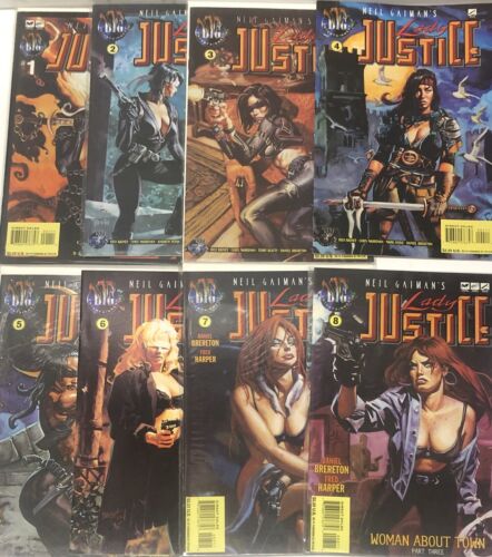 Neil Gaiman’s Lady Justice (1996) Set Issues