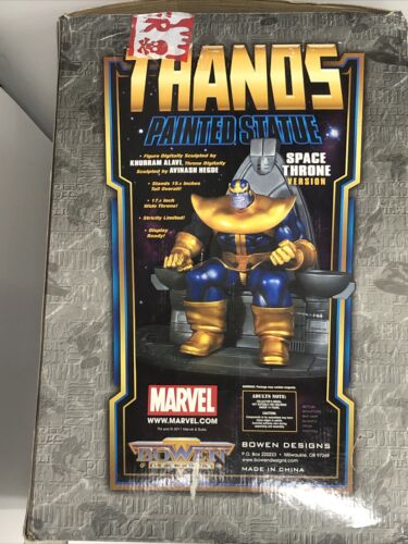 Thanos Space Throne Version Marvel Painted Statue 2011