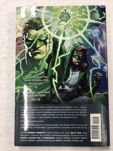 Green Lantern Vol.7 Renegade (2016) HC DC Comics