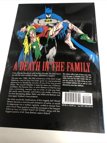 Batman A Death In The Family  (2011) DC TPB SC  Jim Starlin