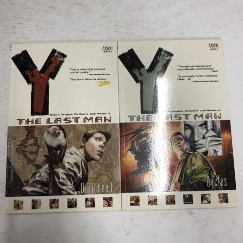 Y: The Last Man 1-10 By Brian K. Vaughan (2003) TPB Vertigo Comics