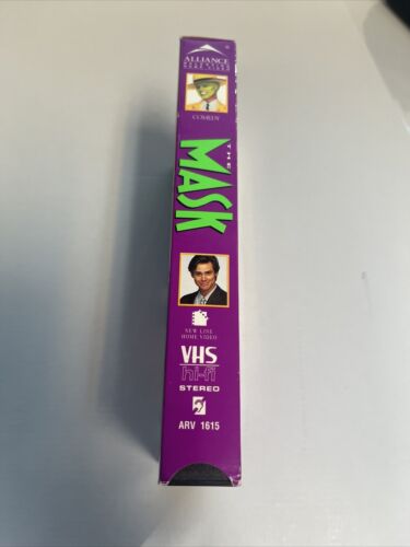 The Mask (VHS 1994) MCA Home Video Jim Carrey Alliance Releasing