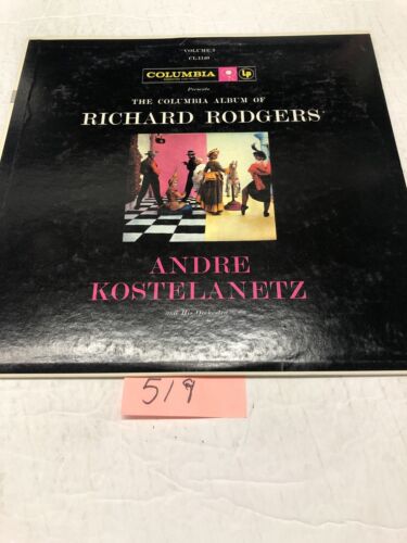 Andre Kostelanetz  The Columbus Album Of Richard Rogers Vinyl LP  Album