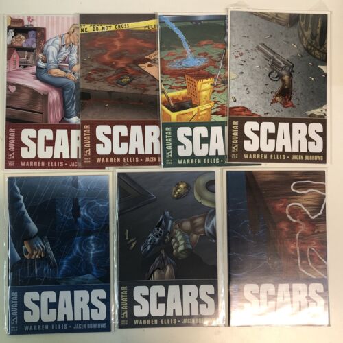 Warren Ellis' Scars (2003) Complete Set