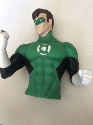 MONOGRAM BUST BANK GREEN LANTERN