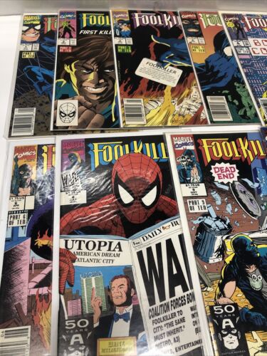 Foolkiller (1991) Set Issues # 1-10 • Missing # 7 • Marvel Comics • Steve Garber