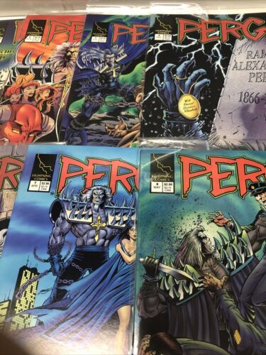 Perg (1994) Set Issues # 1-8 • Missing Issue # 6 • Lightning Comics • Zyskowski