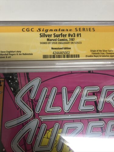 Silver Surfer  (1987) #v3 #1 (CGC 6.5 SS) Story Andy Signed By Steve Englehart