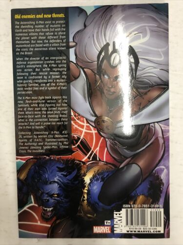 Astonishing X-Men Exogentic By Warren Ellis (2010) HC Marvel Comics