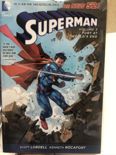 Superman Vol.3 Fury At World’s End (2014) DC Comics TPB HC Scott Lobdell