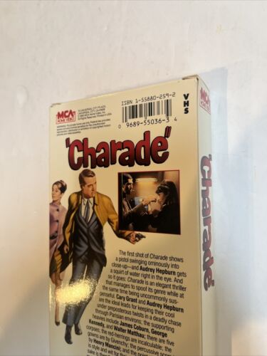 Charade (VHS 1981) Gary Grant • Audrey Hepburn | MCA Home Video