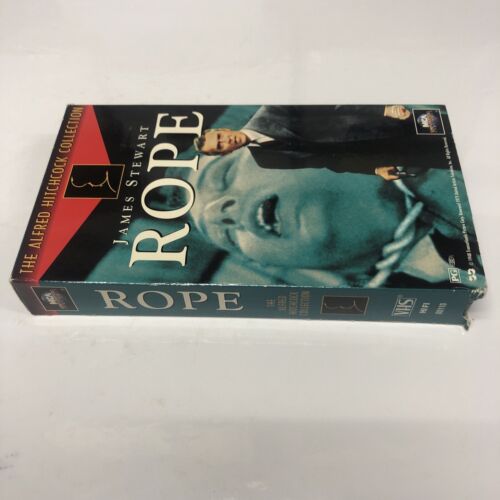 Rope (1995) VHS • Alfref Hitchcock’s Collection • James Stewart ¥ MCA Universal