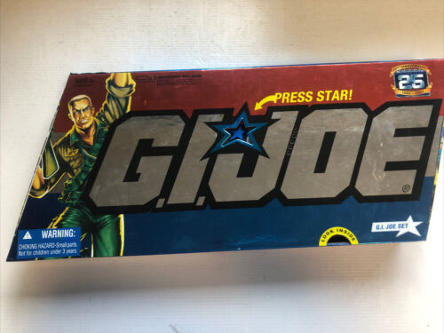 Gi Joe 25th Anniversary Box Set (2007) Hasbro  Duke Scarlett Snake Eyes