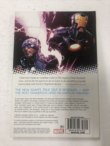 Avengers Vol.2 The Last White Event (2013) TPB HC By Jonathan Hickman Marvel