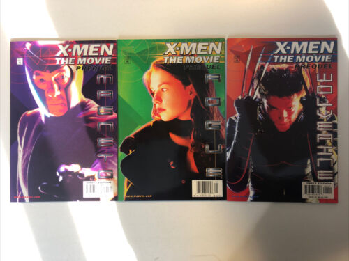 X-Men The Movie Prequel (2000) 3 one-shots (NM) Complete Set all photo covers