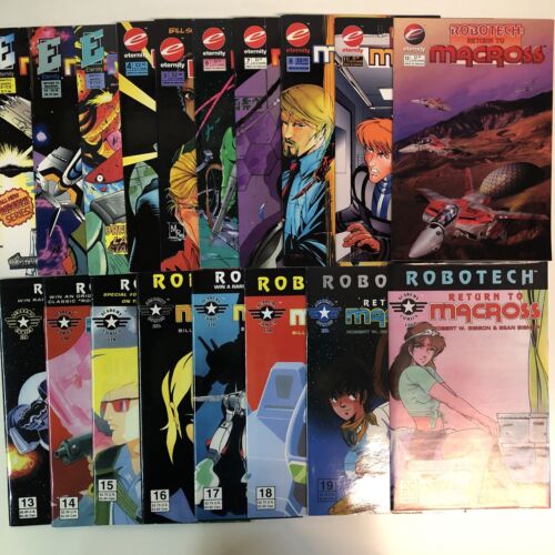 Robotech Return To Macross (1993) Starter Set # 1-20 Missing # 9-10 (VF/NM)