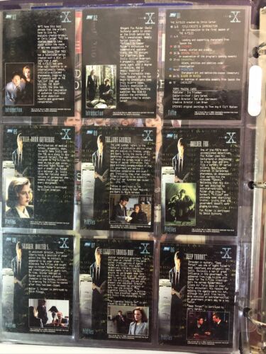 X-Files Trading (1995) Trading Cards Complete Season