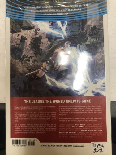 Justice League Vol.1 The Extinction Machines (2017) Dc Comics TPB SC Bryan Hitch